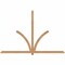 Ekena Millwork Redmond Timber Gable Bracket, Western Red Cedar, 108"W x 72"H x 3 1/2"D x 3 1/2"F, 16/12 Pitch GBW108X72X0404RED00SWR - alternate 1